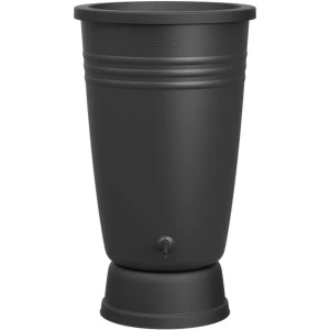 Elho Green Basics Regenton Plus 126 - Regenton voor Kweken En Oogsten - ⌀ 70.5 x H 101.0 cm - Living Black
