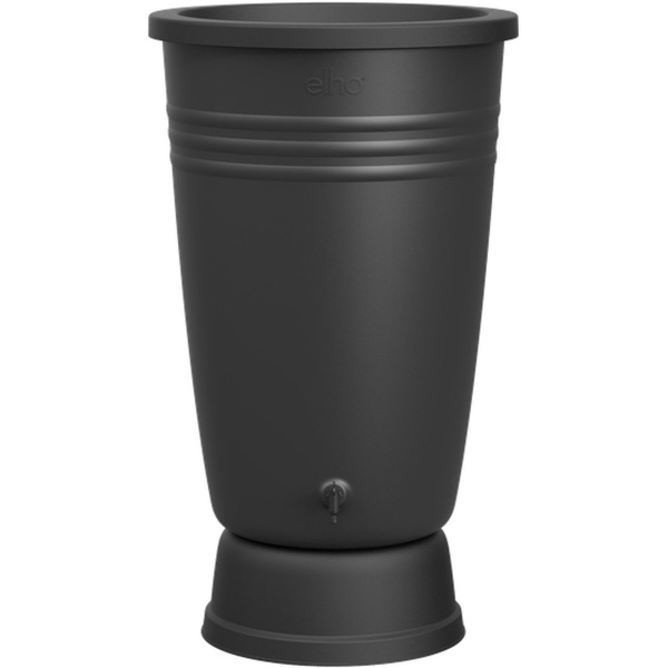 Elho Green Basics Regenton Plus 126 - Regenton voor Kweken En Oogsten - ⌀ 70.5 x H 101.0 cm - Living Black