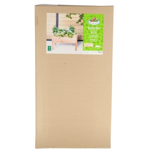 Esschert Design kweektafel - plantenbak - moestuin voor kinderen 65 L naturel
