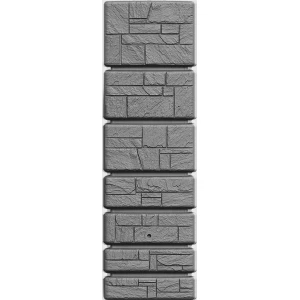 Regenton Stone Tower 350 liter - Grijs | Steen effect Muur regenton