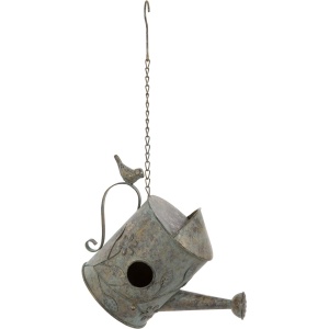 Vogelhuis in de vorm van een gieter