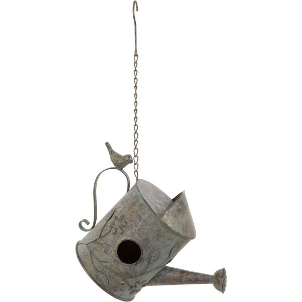 Vogelhuis in de vorm van een gieter